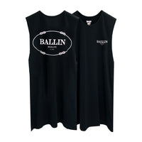 BALLIN BOSSLIFE BOYS MUSCLE TEE SMALL PRINTS