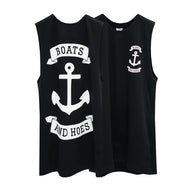 BOATS & HOES BOYS MUSCLE TEE SMALL PRINTS