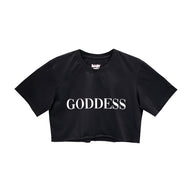 GODDESS CROP TEE OVERSIZED