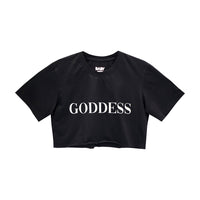 GODDESS CROP TEE OVERSIZED