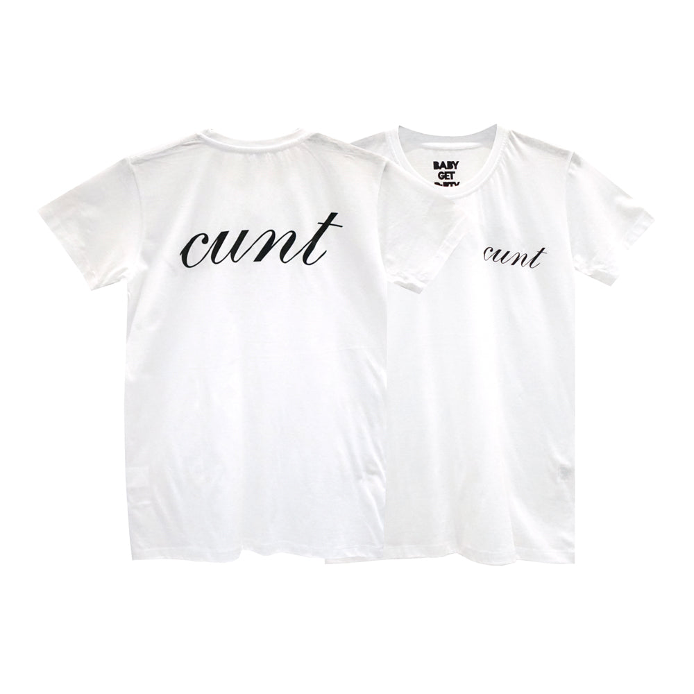 CUNT V2 GIRLS SMALL PRINT TEE