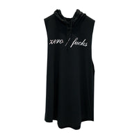 ZERO FUCKS BOYS MUSCLE TEE HOODIE