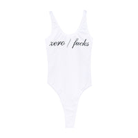 ZERO FUCKS SWIMSUIT