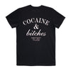 COCAINE & BITCHES SMALL PRINT TEE
