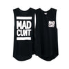 MAD CUNT GIRLS MUSCLE TEE SMALL PRINTS
