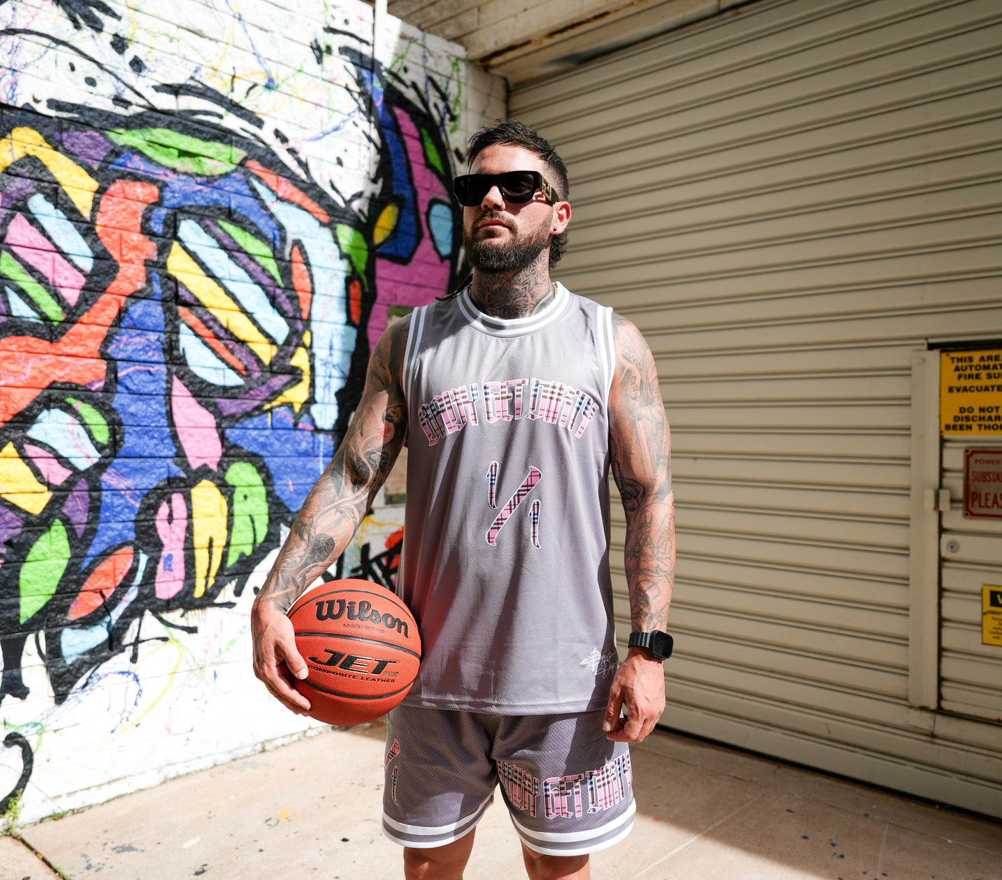 Signature Basketball Singlet (Grey)
