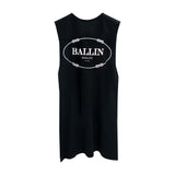 BALLIN BOSSLIFE BOYS MUSCLE TEE SMALL PRINTS