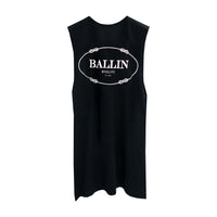 BALLIN BOSSLIFE BOYS MUSCLE TEE SMALL PRINTS