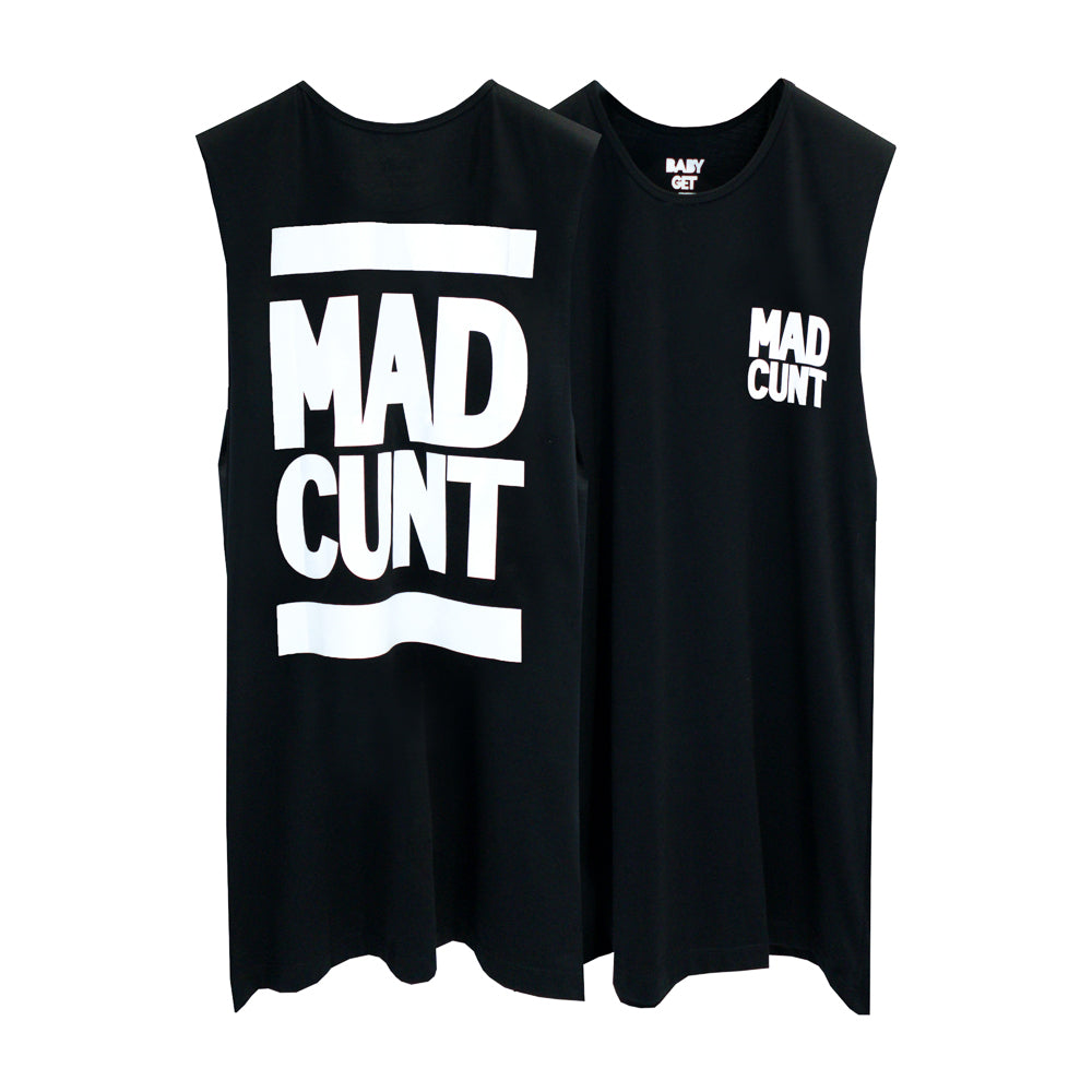 MAD CUNT BOYS MUSCLE TEE SMALL PRINTS