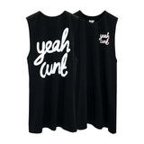 YEAH CUNT BOYS MUSCLE TEE SMALL PRINTS