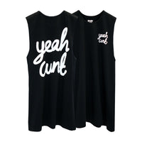 YEAH CUNT BOYS MUSCLE TEE SMALL PRINTS