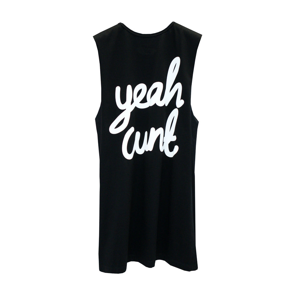 YEAH CUNT BOYS MUSCLE TEE SMALL PRINTS