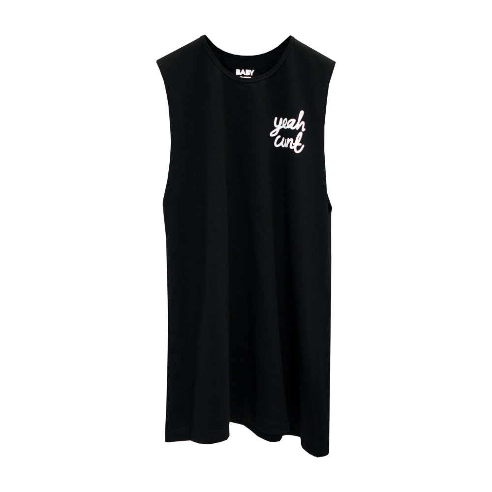YEAH CUNT BOYS MUSCLE TEE SMALL PRINTS