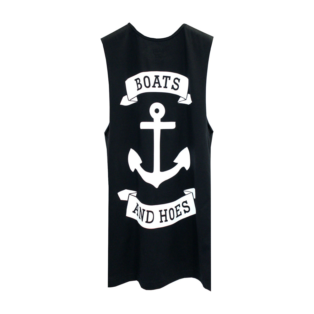 BOATS & HOES BOYS MUSCLE TEE SMALL PRINTS