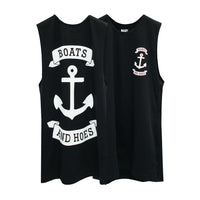 BOATS & HOES BOYS MUSCLE TEE SMALL PRINTS