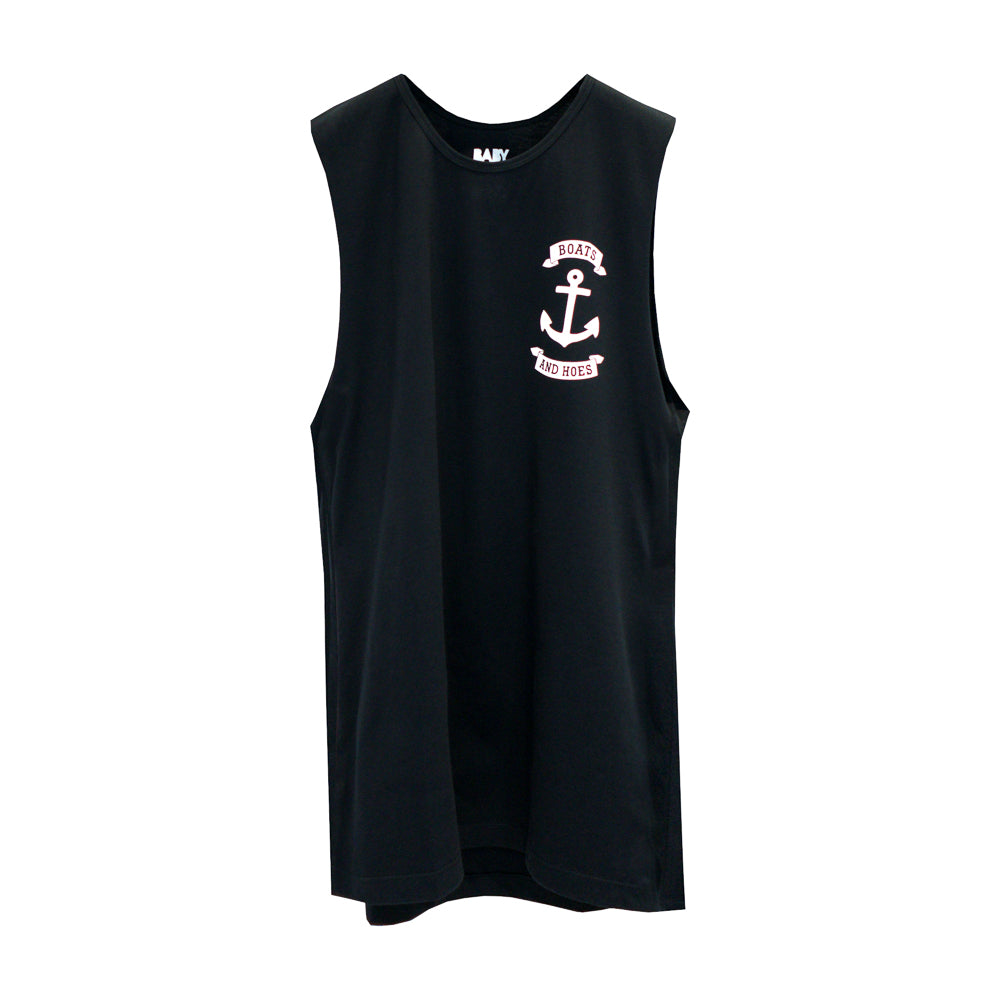 BOATS & HOES BOYS MUSCLE TEE SMALL PRINTS