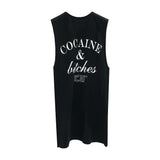 COCAINE & BITCHES BOYS MUSCLE TEE SMALL PRINTS