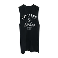 COCAINE & BITCHES BOYS MUSCLE TEE SMALL PRINTS