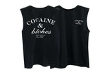 COCAINE & BITCHES BOYS MUSCLE TEE SMALL PRINTS