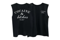 COCAINE & BITCHES BOYS MUSCLE TEE SMALL PRINTS