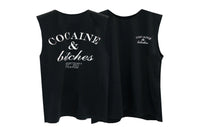 COCAINE & BITCHES BOYS MUSCLE TEE SMALL PRINTS