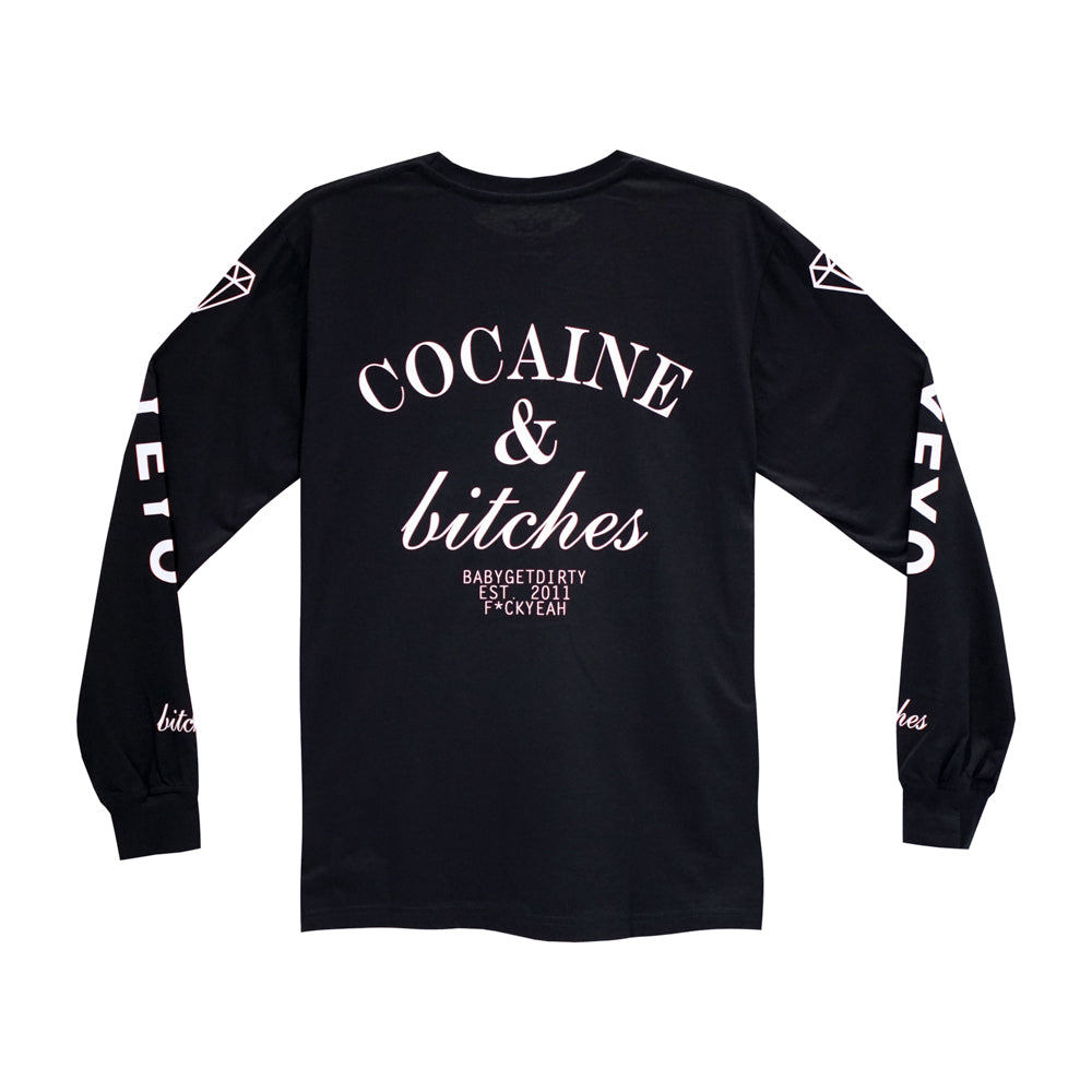 COCAINE & BITCHES LONG SLEEVE