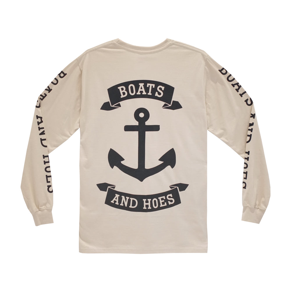 BOATS & HOES LONG SLEEVE TAN