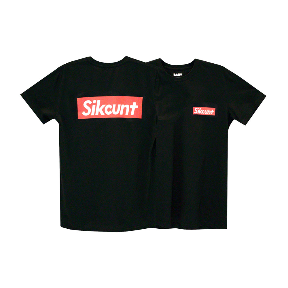 SIKCUNT SMALL PRINT TEE