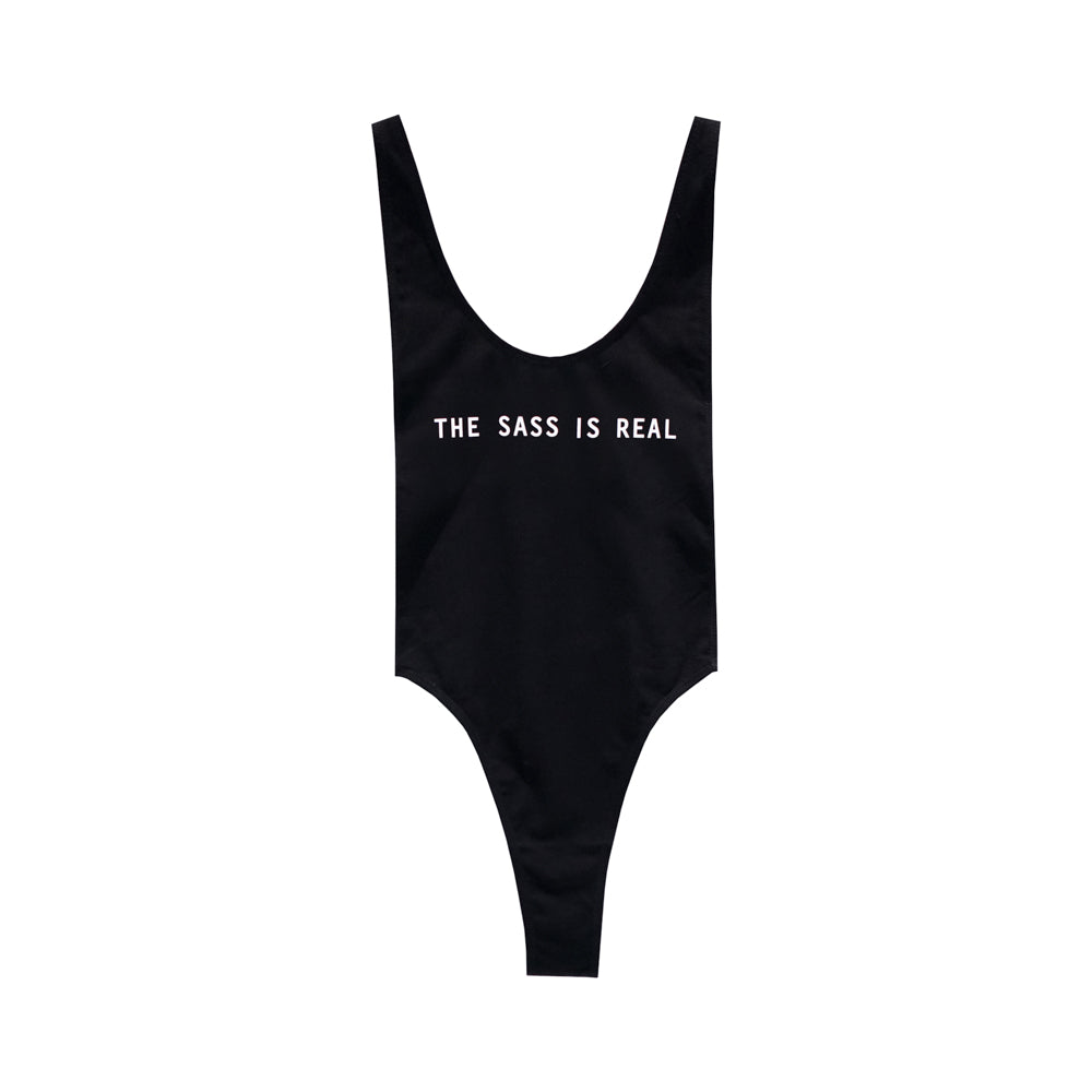 THE SASS IS REAL BODYSUIT LOW V2