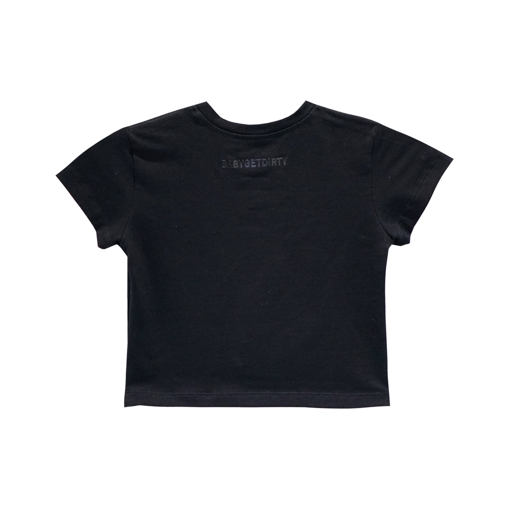 YES DADDY CROP TEE FITTED