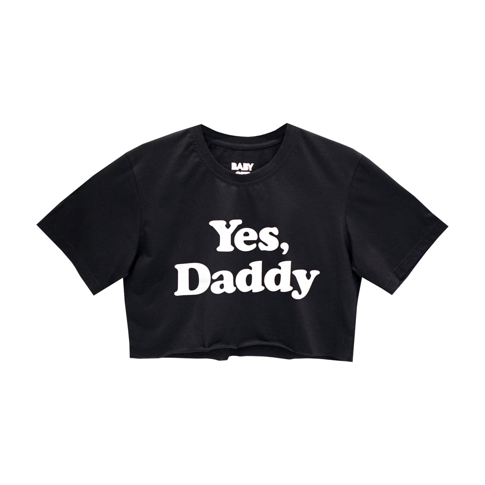 YES DADDY CROP TEE OVERSIZED