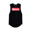 SIKCUNT GIRLS MUSCLE TEE SMALL PRINTS