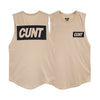 CUNT GIRLS MUSCLE TEE SMALL PRINTS