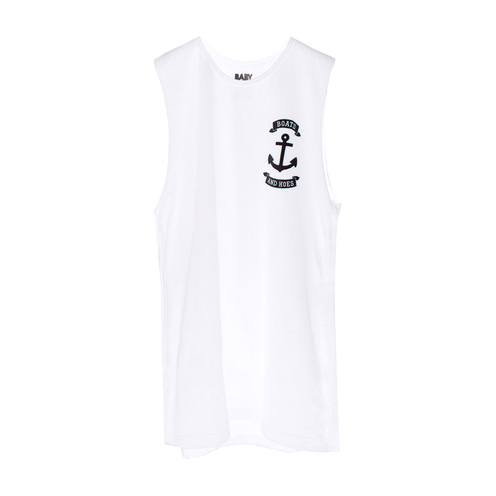 BOATS & HOES BOYS MUSCLE TEE SMALL PRINTS