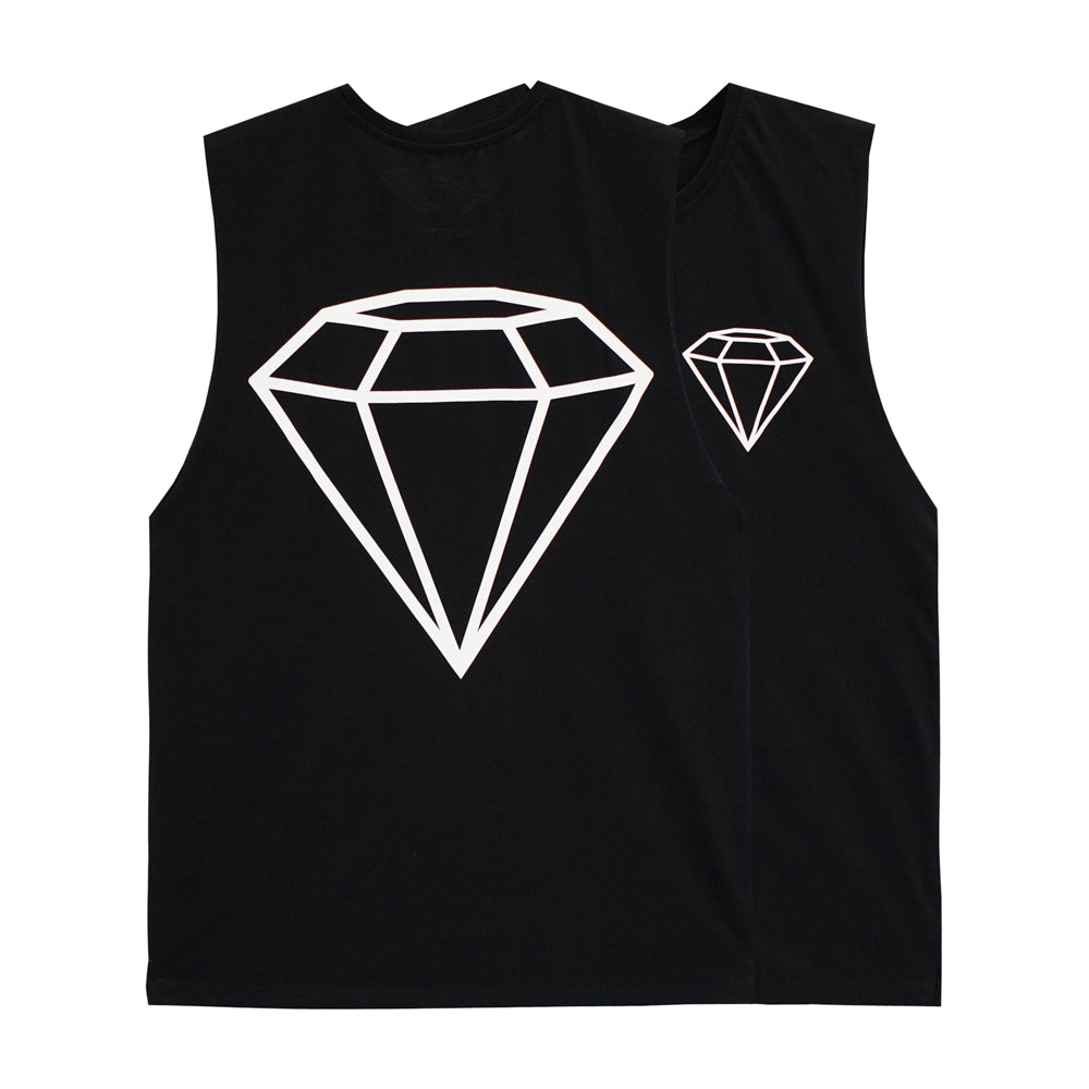DIAMOND V2 BOYS MUSCLE TEE SMALL PRINTS