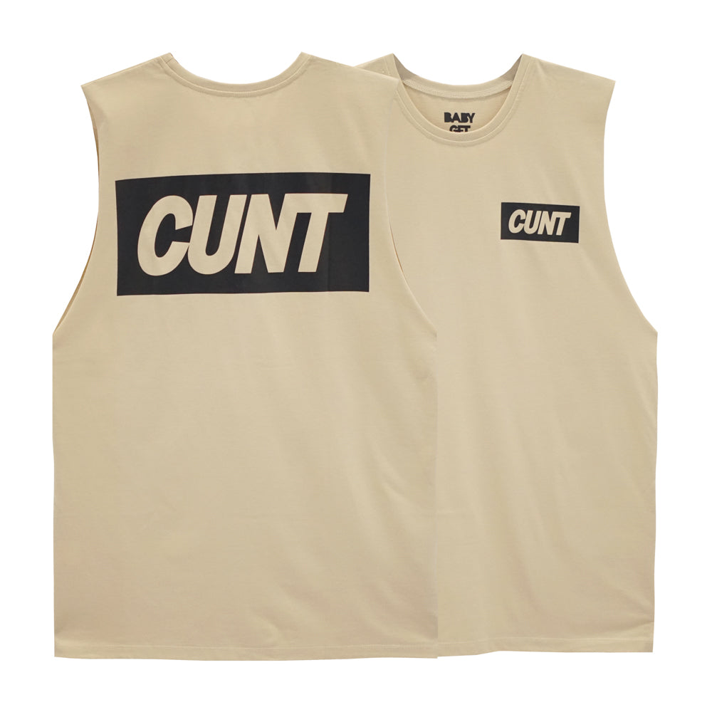 CUNT BOYS MUSCLE TEE SMALL PRINTS