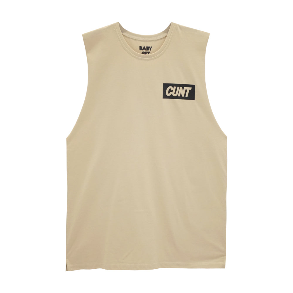 CUNT BOYS MUSCLE TEE SMALL PRINTS