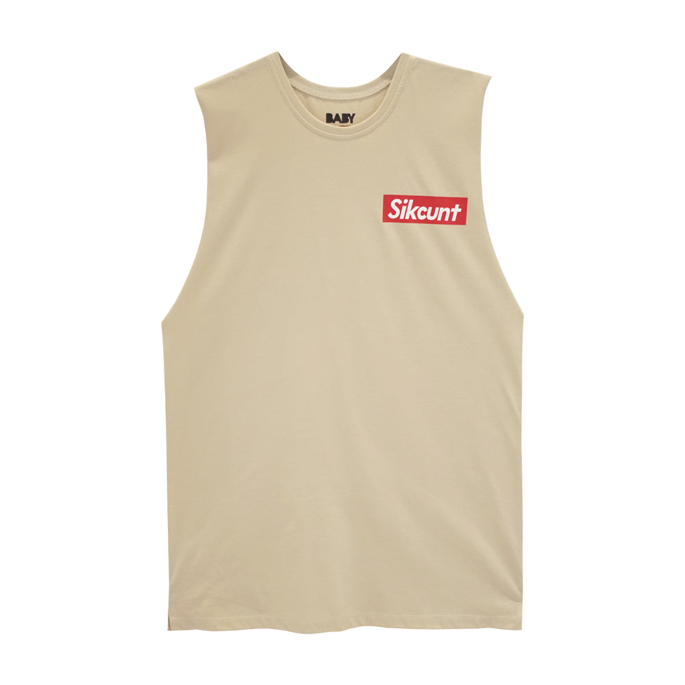 SIKCUNT BOYS MUSCLE TEE SMALL PRINTS