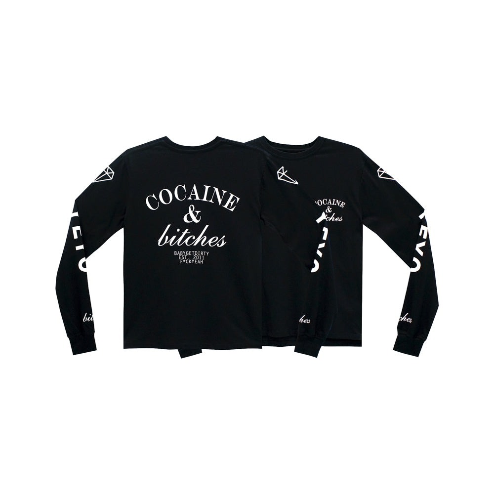 COCAINE & BITCHES GIRLS LONG SLEEVE
