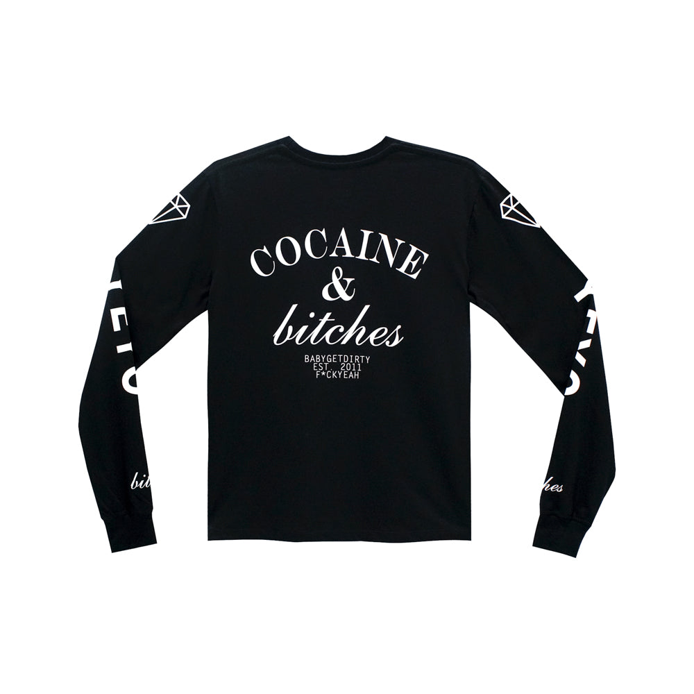 COCAINE & BITCHES GIRLS LONG SLEEVE
