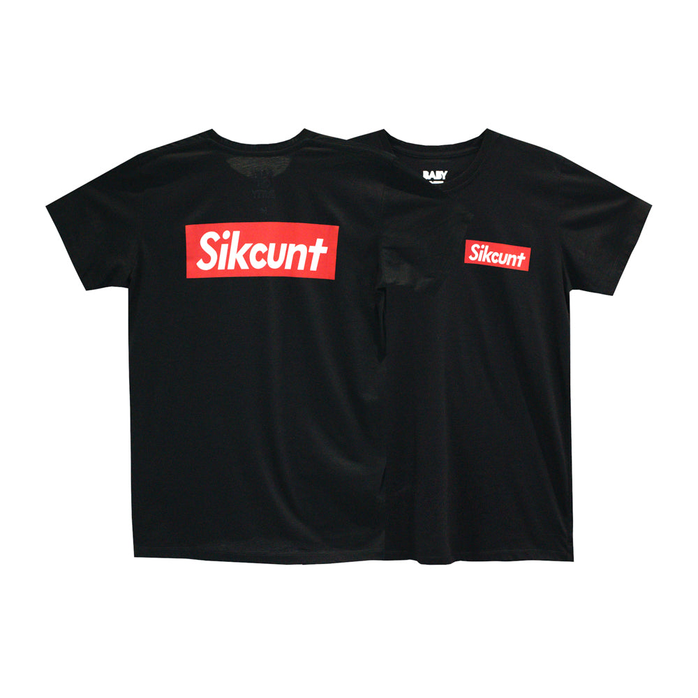 SIKCUNT GIRLS SMALL PRINT TEE