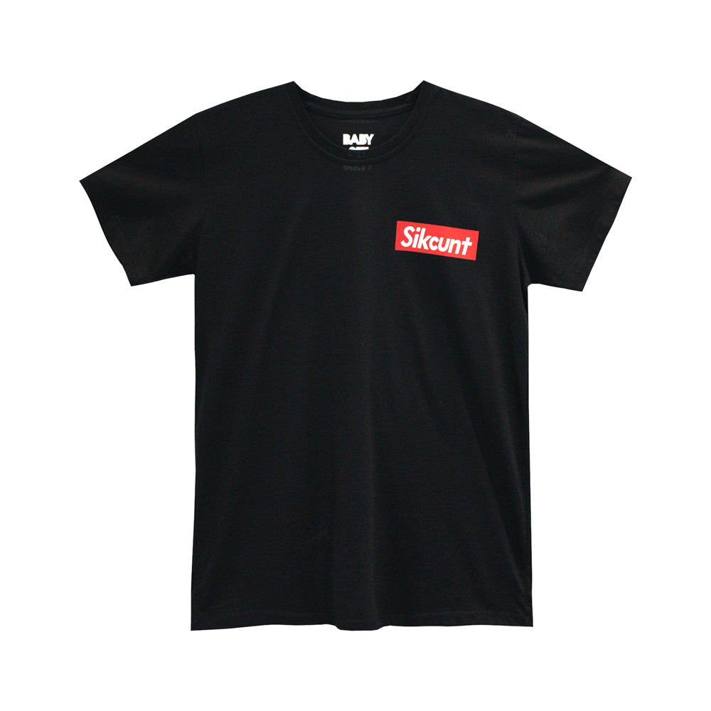 SIKCUNT GIRLS SMALL PRINT TEE