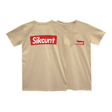 SIKCUNT GIRLS SMALL PRINT TEE
