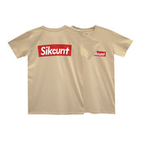 SIKCUNT GIRLS SMALL PRINT TEE