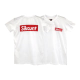SIKCUNT GIRLS SMALL PRINT TEE