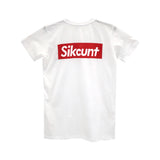 SIKCUNT GIRLS SMALL PRINT TEE