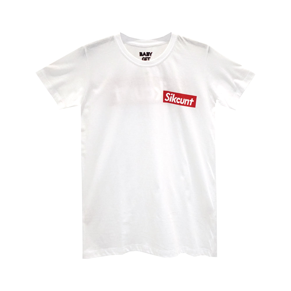 SIKCUNT GIRLS SMALL PRINT TEE