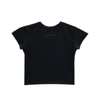 COCAINE & BITCHES CROP TEE FITTED