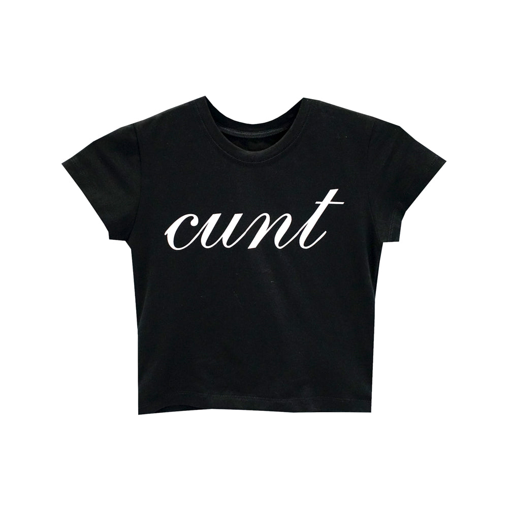 CUNT V2 CROP TEE FITTED