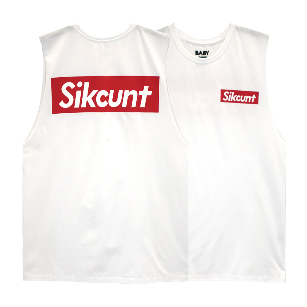 SIKCUNT BOYS MUSCLE TEE SMALL PRINTS
